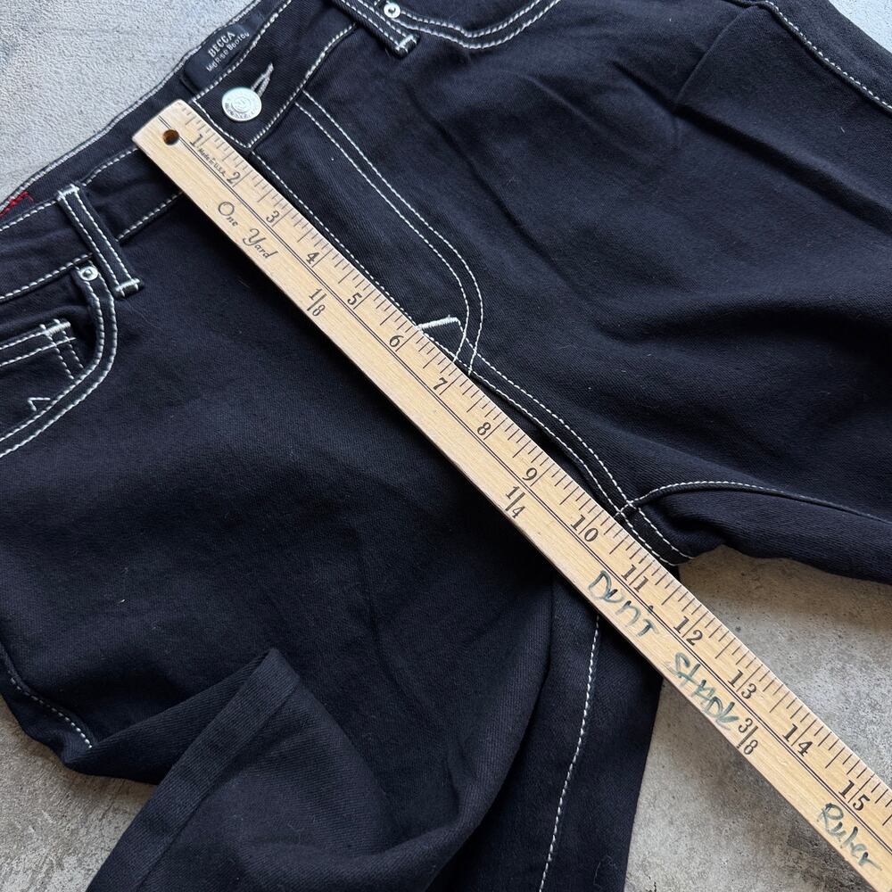 Vintage Y2K True Religion Becca Bootcut Flare Jeans Black 30 - Picture 7 of 7